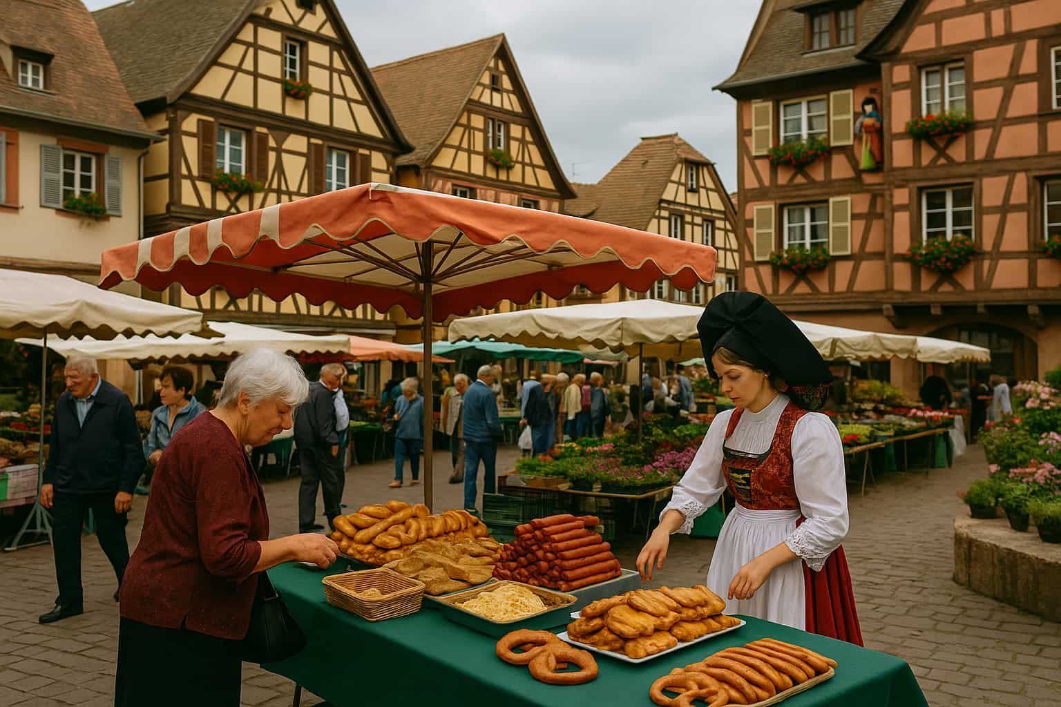 Les marchés alsaciens et leurs traditions